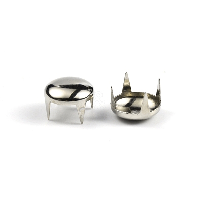 Brass Four-Claw Rivets KK-WH0076-12P-04-1