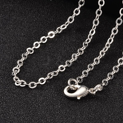Brass Cable Chains Necklaces NJEW-JN01468-04-1