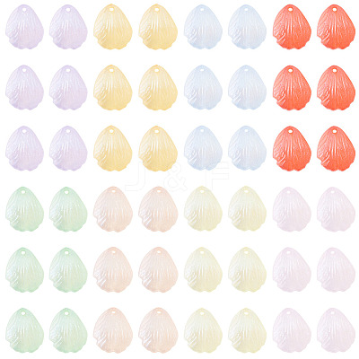 114Pcs Transparent Plastic Pendants KY-TA0001-56-1