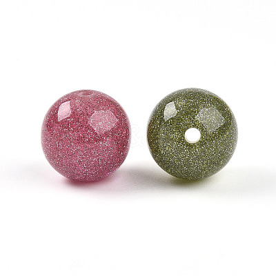 Opaque Resin Beads X-RESI-N042-16mm-15-1
