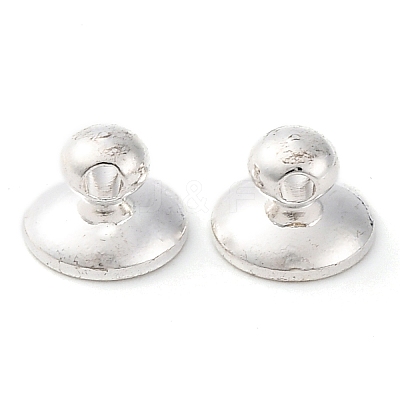 Brass Bead Cap Pendant Bails KK-Z089-20S-1