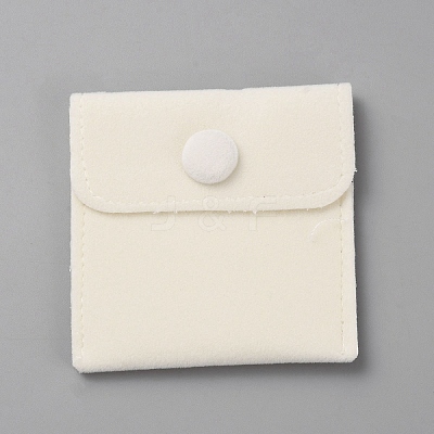 Square Velvet Jewelry Box with Snap Button CON-WH0088-77A-04-1