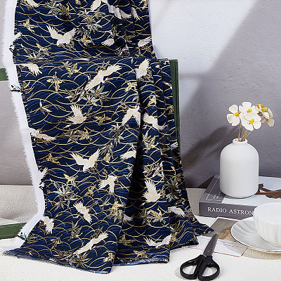 Japanese Style Cotton Fabric DIY-WH0589-004A-02-1
