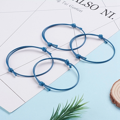 Korean Waxed Polyester Cord Bracelet Making AJEW-JB00011-13-1