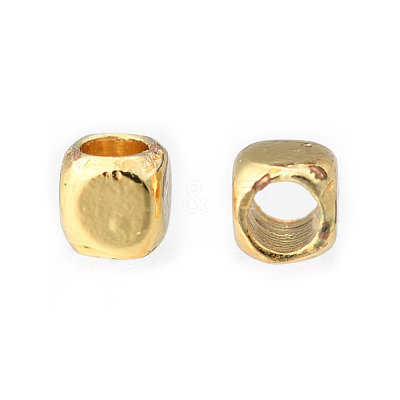 Rack Plating Brass Spacer Beads KK-F801-11-G-1