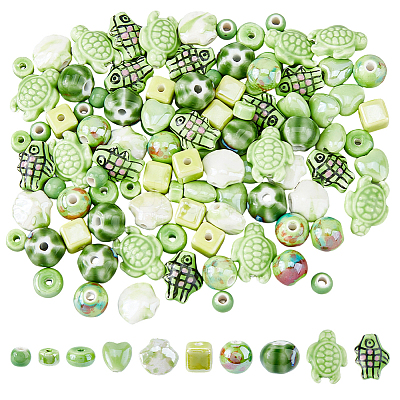 Handmade Porcelain Beads PORC-HS0001-11-1