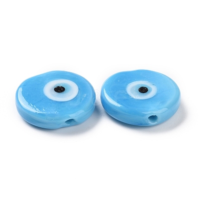 Handmade Evil Eye Lampwork Beads LAMP-E026-01-1