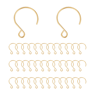 Ion Plating(IP) 304 Stainless Steel Earring Hooks STAS-UN0058-96G-1