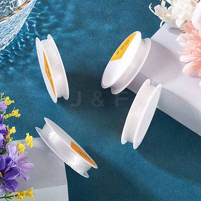 4 Rolls Round Crystal Elastic Stretch Thread EW-TA0001-10A-1