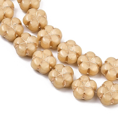 Czech Pressed Glass Beads GLAA-I061-28-1