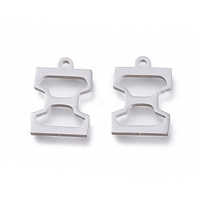Tarnish Resistant 304 Stainless Steel Charms STAS-K215-15P-1