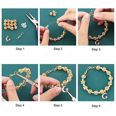 20 Sets Brass Hook and S-Hook Clasps KK-FH0003-02-1