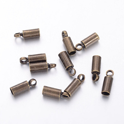 Brass Cord Ends X-KK-H731-AB-NF-1