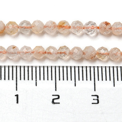 Heated Natural Citrine Beads Strands G-A097-A08-04-1