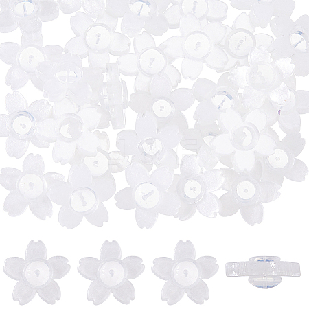30Pcs Acrylic Ear Nuts FIND-HS0002-42-1