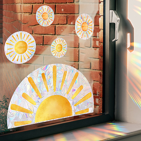 Waterproof PVC Window Stickers DIY-WH20053-13B-1