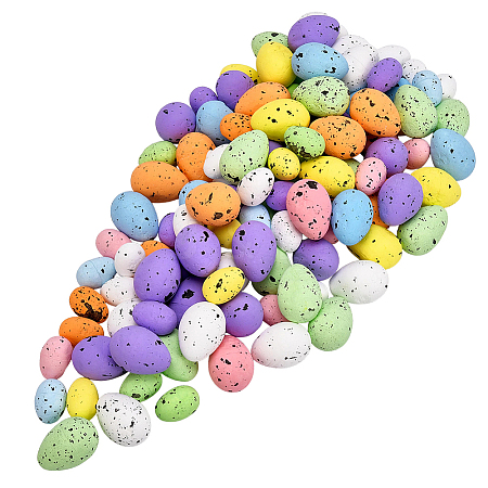 120Pcs 2 Styles Foam Simulated Pigeon Eggs DIY-SP0007-60-1
