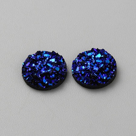 Druzy Resin Decoden Cabochons RESI-WH20007-01M-1