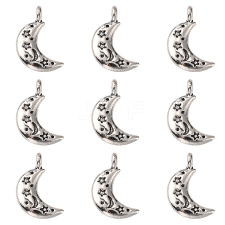 Tibetan Style Alloy Pendants X-TIBEP-S299-27AS-RS-1