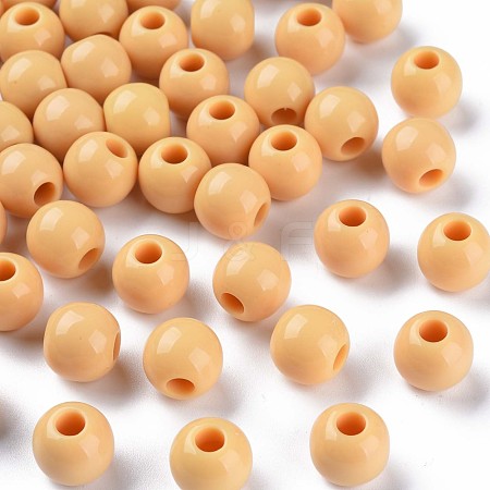 Opaque Acrylic Beads MACR-S373-109-A03-1