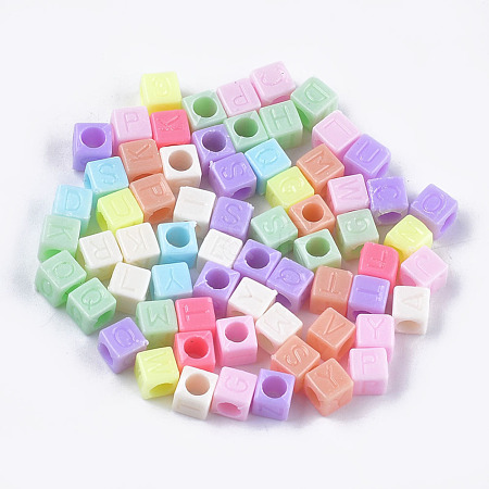 Opaque Acrylic Beads MACR-S296-58-1