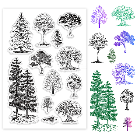 Custom Summer Theme PVC Plastic Clear Stamps DIY-WH0631-0149-1