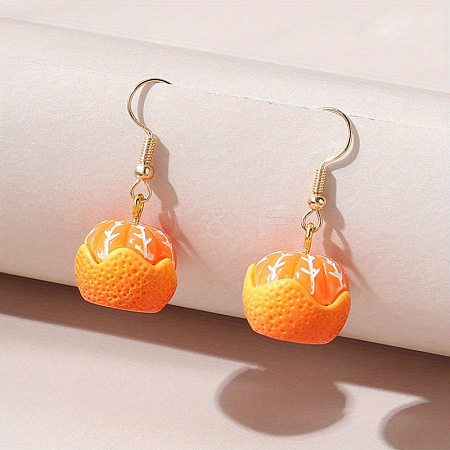 Alloy Food Model Dangle Earrings PW-WG867B3-12-1