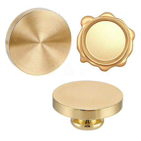DIY Scrapbook Blank Brass Wax Seal Stamp Heads DIY-WH0899-902B-03-1