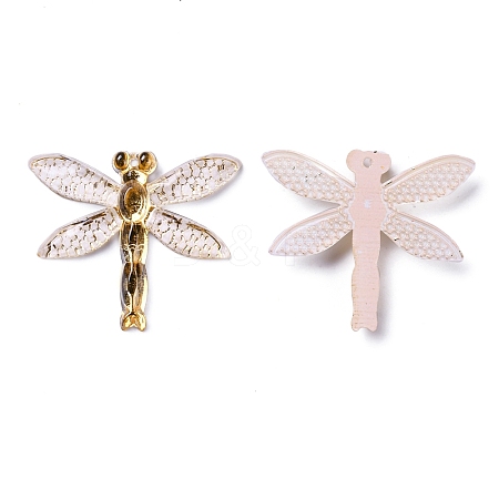 Transparent Resin Pendants LS-RESI-WH0020-020A-1