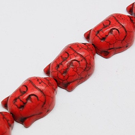 Synthetic Turquoise Beads Strands LS-TURQ-G119-20x29mm-03-1