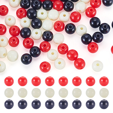 10G Opaque Acrylic Beads SACR-TADJ0001-03G-1