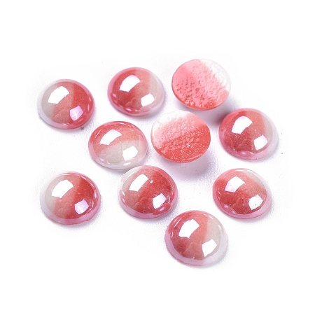 Opaque Glass Cabochons GGLA-S038-12B-8mm-1