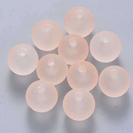 Transparent Acrylic Beads FACR-T003-01E-04-1