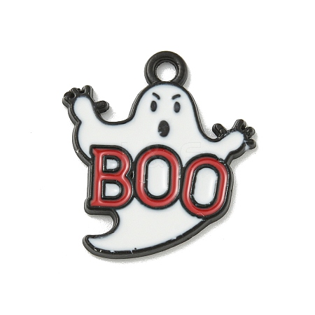 Halloween Theme Alloy Enamel Pendants ENAM-I060-11A-1