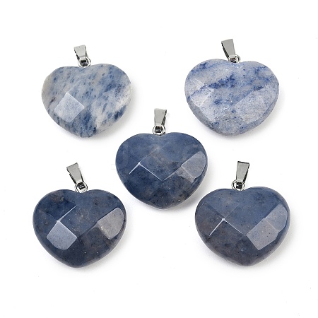 Natural Blue Aventurine(Dyed & Heated) Pendants G-A281-02P-07-1