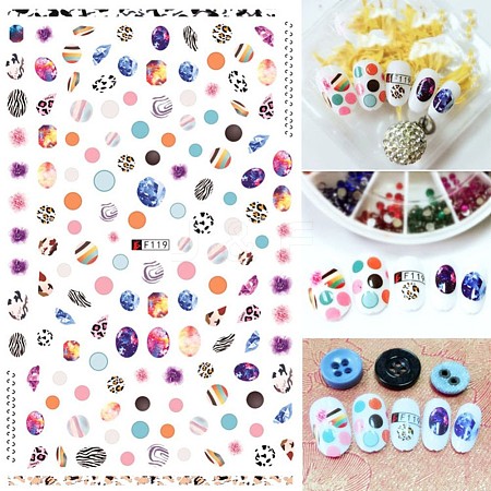 Nail Art Stickers Decals MRMJ-TA0005-C03-1