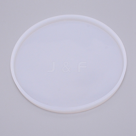 Round Cup Mat Silicone Molds LS-DIY-WH0181-46-1