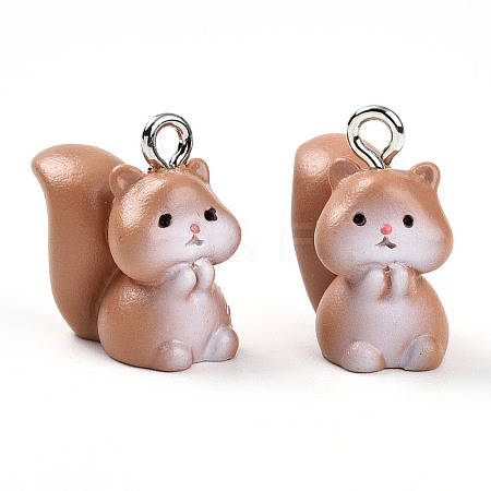 Opaque Resin Pendants RESI-Z014-01H-1