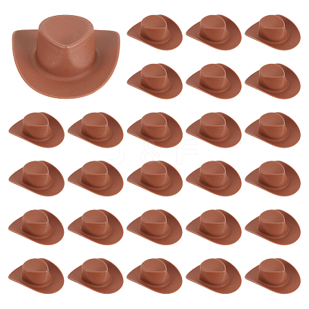 40Pcs Plastic Doll Hats AJEW-DC0003-40-1