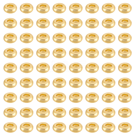 Brass Spacer Beads KK-BC0014-22C-1