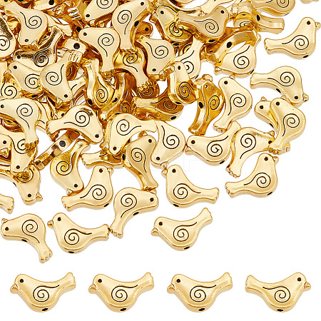 120Pcs Tibetan Style Alloy Beads TIBEB-NB0001-35-1