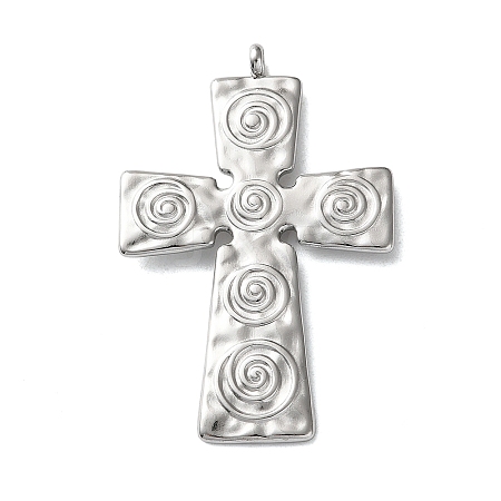 304 Stainless Steel Pendants STAS-R164-02P-1