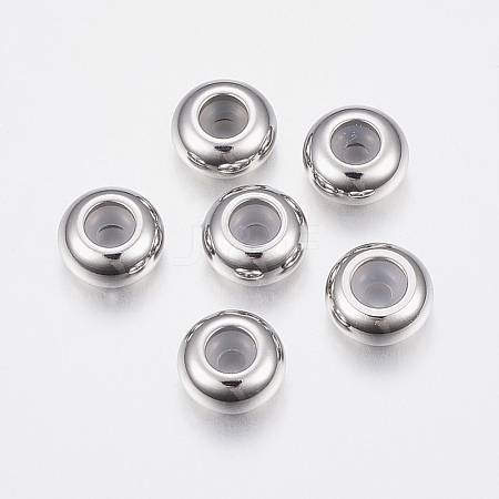 201 Stainless Steel Bead Spacers X-STAS-E149-06P-8mm-1