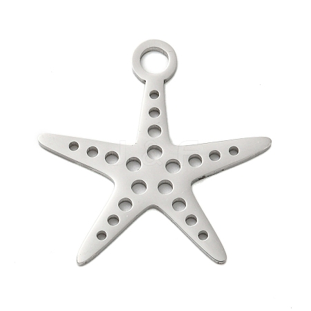 Non-Tarnish 304 Stainless Steel Pendants STAS-B056-21P-1