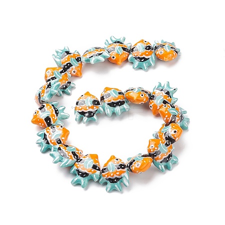 Handmade Porcelain Beads X1-PORC-G002-54E-1