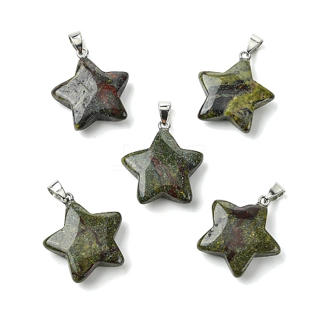 Natural Dragon Blood Pendants GG-K002-10H-1