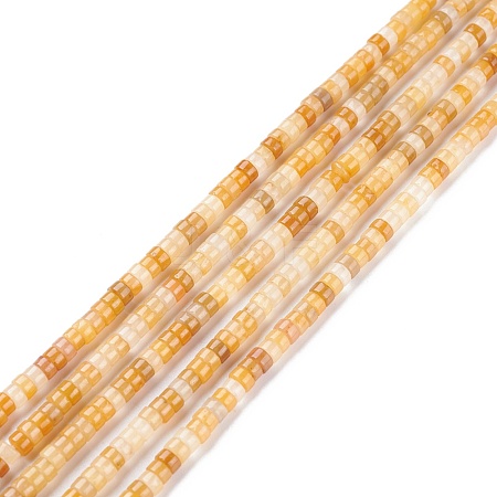 Natural Yellow Aventurine Beads Strands X-G-F631-A47-1