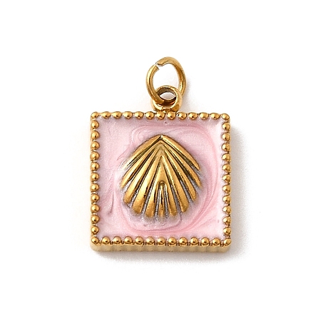 304 Stainless Steel Enamel Charms STAS-B093-09G-02-1