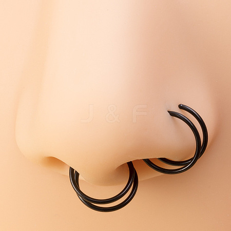 316L Surgical Stainless Steel Spiral Nose Rings WG1DE07-04-1