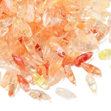 Two Tone Imitation Gemstone Style Acrylic Beads AC-CBA6852-01H-1